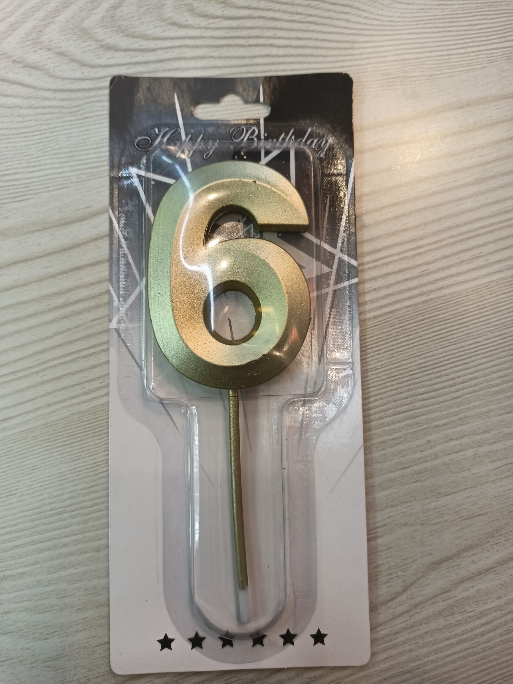 Gilded number 0-9 large candles, birthday candles, party candles, anniversary candles, celebration candles, festival candles, party candles Specification image