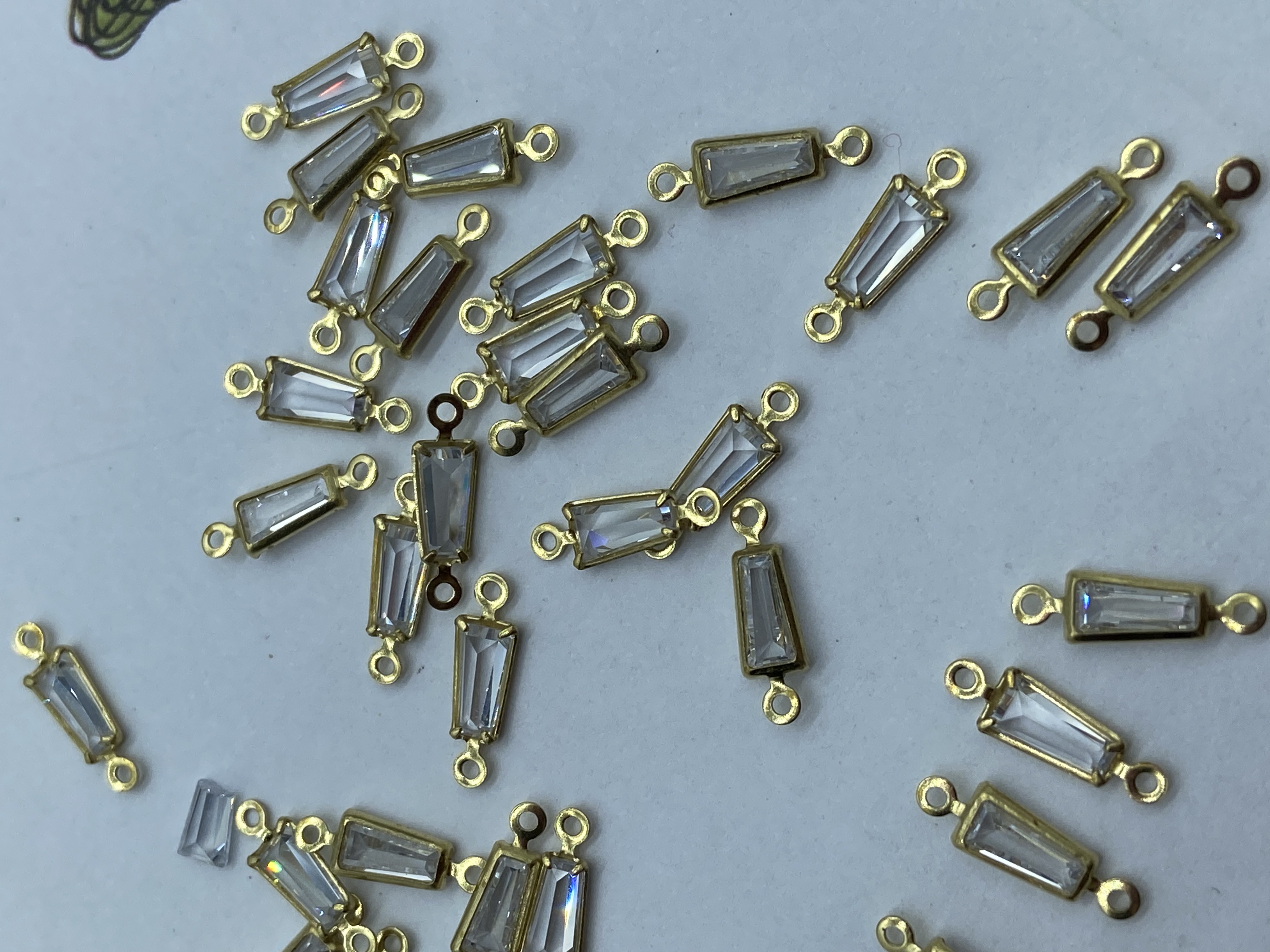 Zircon claws, zircon accessories, copper accessories, DIY wedding dress shoes, clothing, headwear, jewelry accessories detail image 6