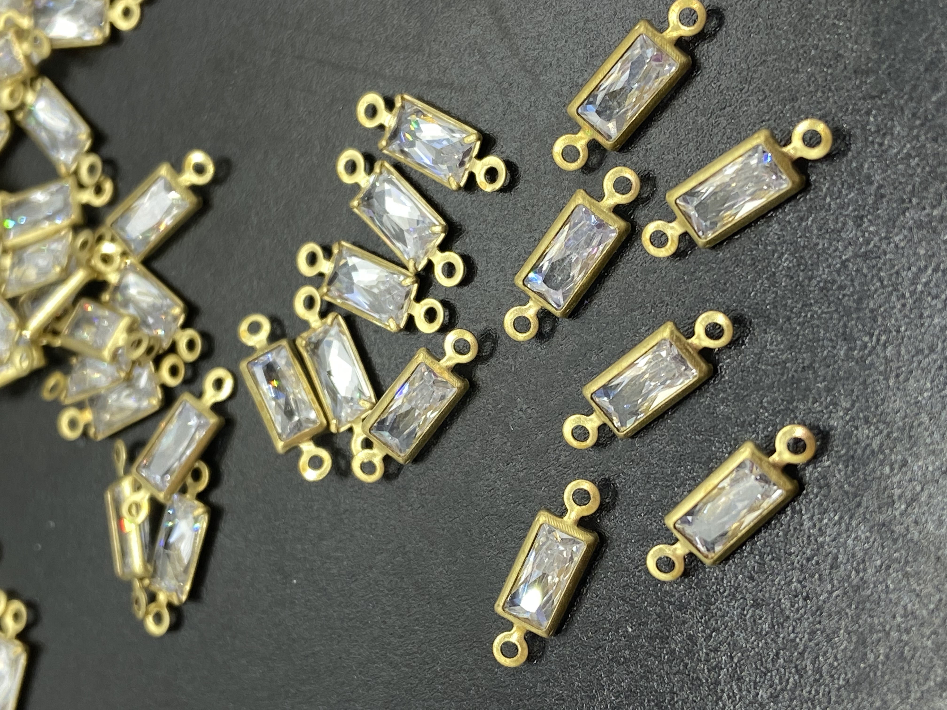 أزياء أزياء أزياء أزياء الزفاف، لحقات النحاس المستطيل detail image 7