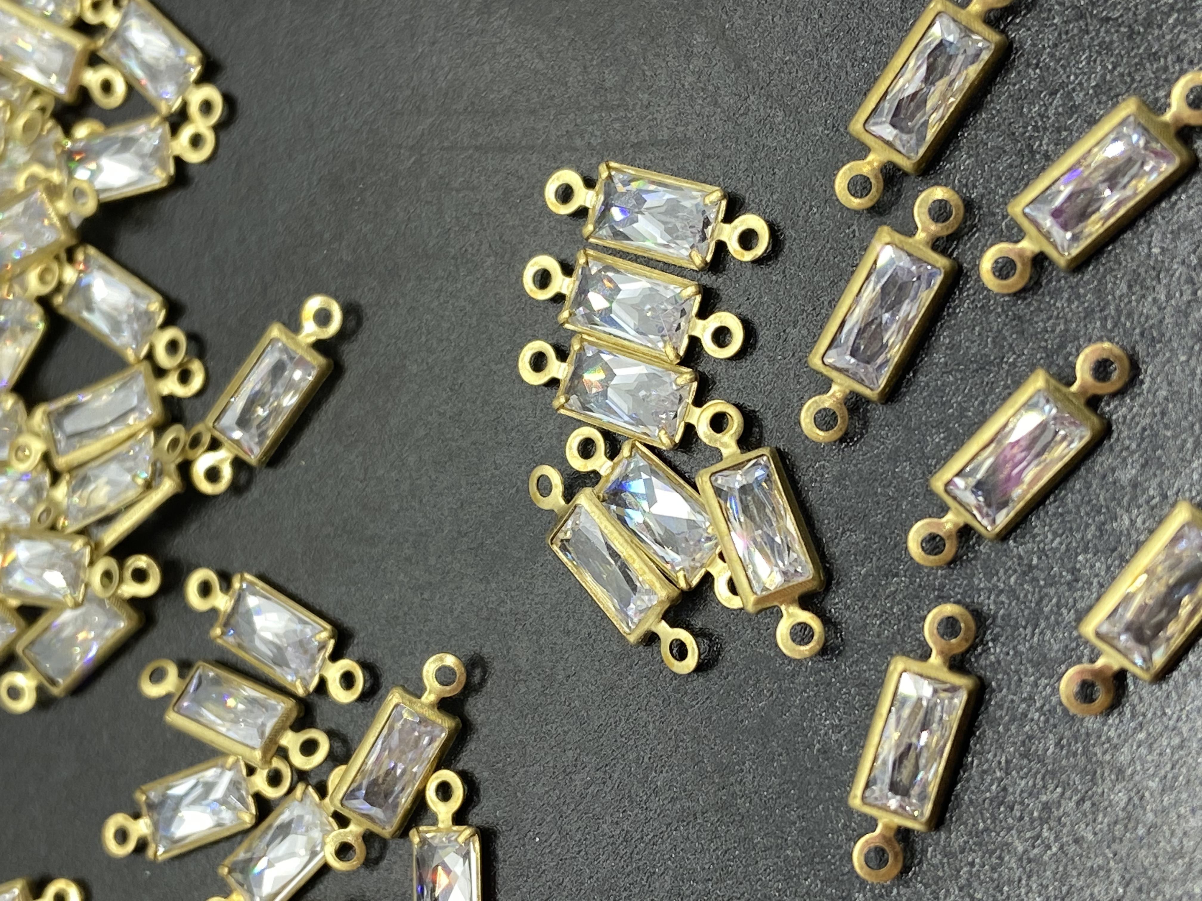أزياء أزياء أزياء أزياء الزفاف، لحقات النحاس المستطيل detail image 8