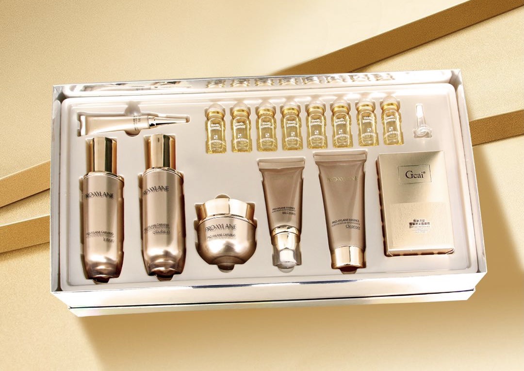 Mycor Bose In Freeze-Dried Powder Counteraging Water Nourishing Moisturizing Skin Care Gift Box 50 Sets Of Skin Care Set Moisturizing Cream + Essence Water + Lotion +Bb Cream + Eye Cream + Cleanser + Essence + Mask Specification drawing