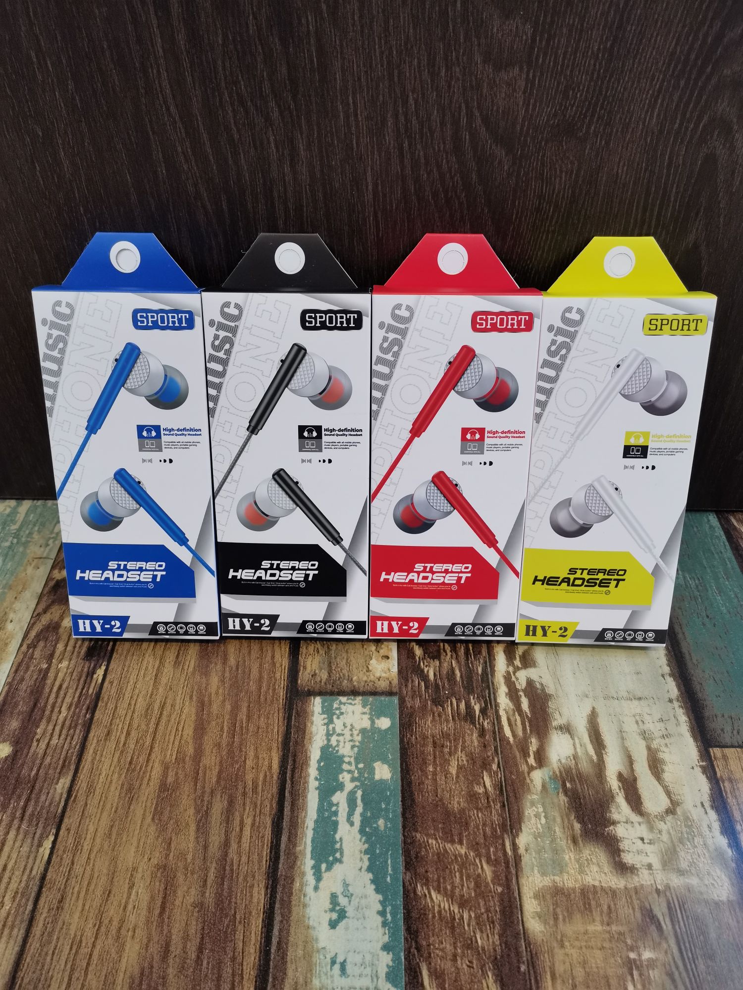 Guangdong sogo HY2 auriculares auriculares de teléfono auriculares en el oído auriculares de audio MP3 auriculares con cable auriculares pequeños moda creativa boutique