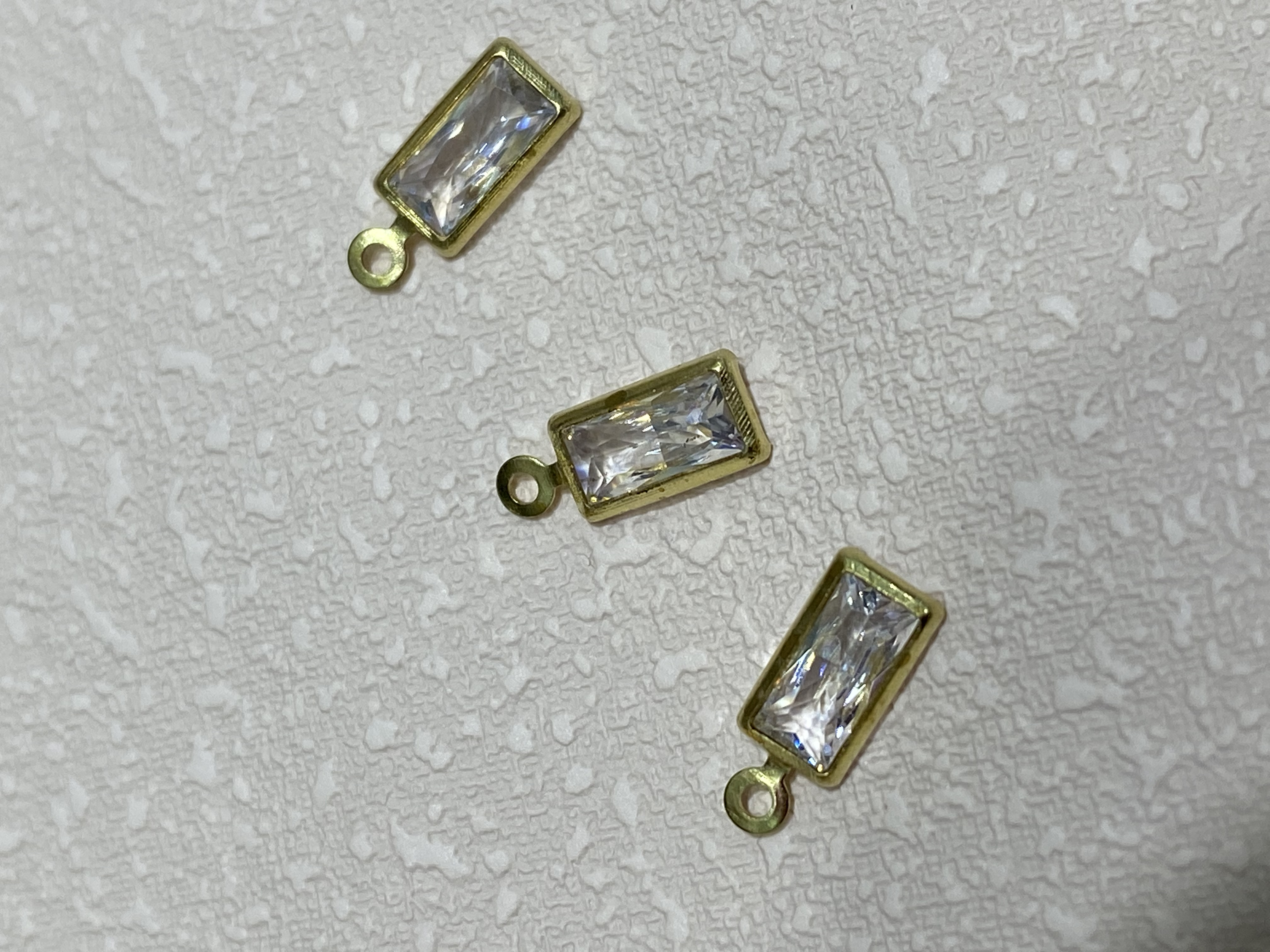 أزياء أزياء أزياء أزياء الزفاف، لحقات النحاس المستطيل detail image 1