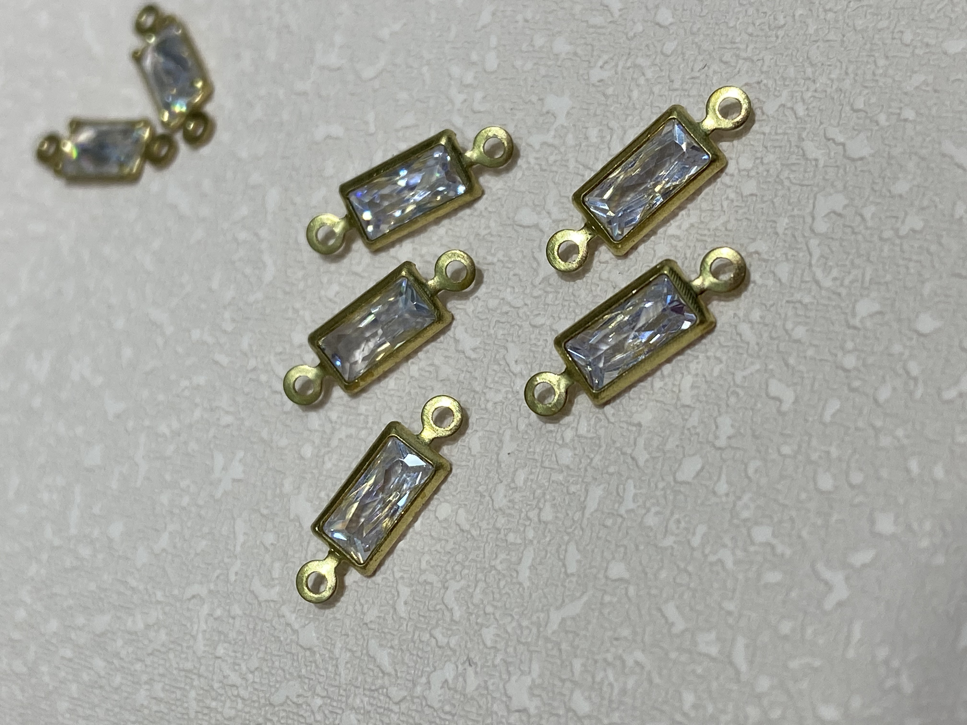 أزياء أزياء أزياء أزياء الزفاف، لحقات النحاس المستطيل detail image 4