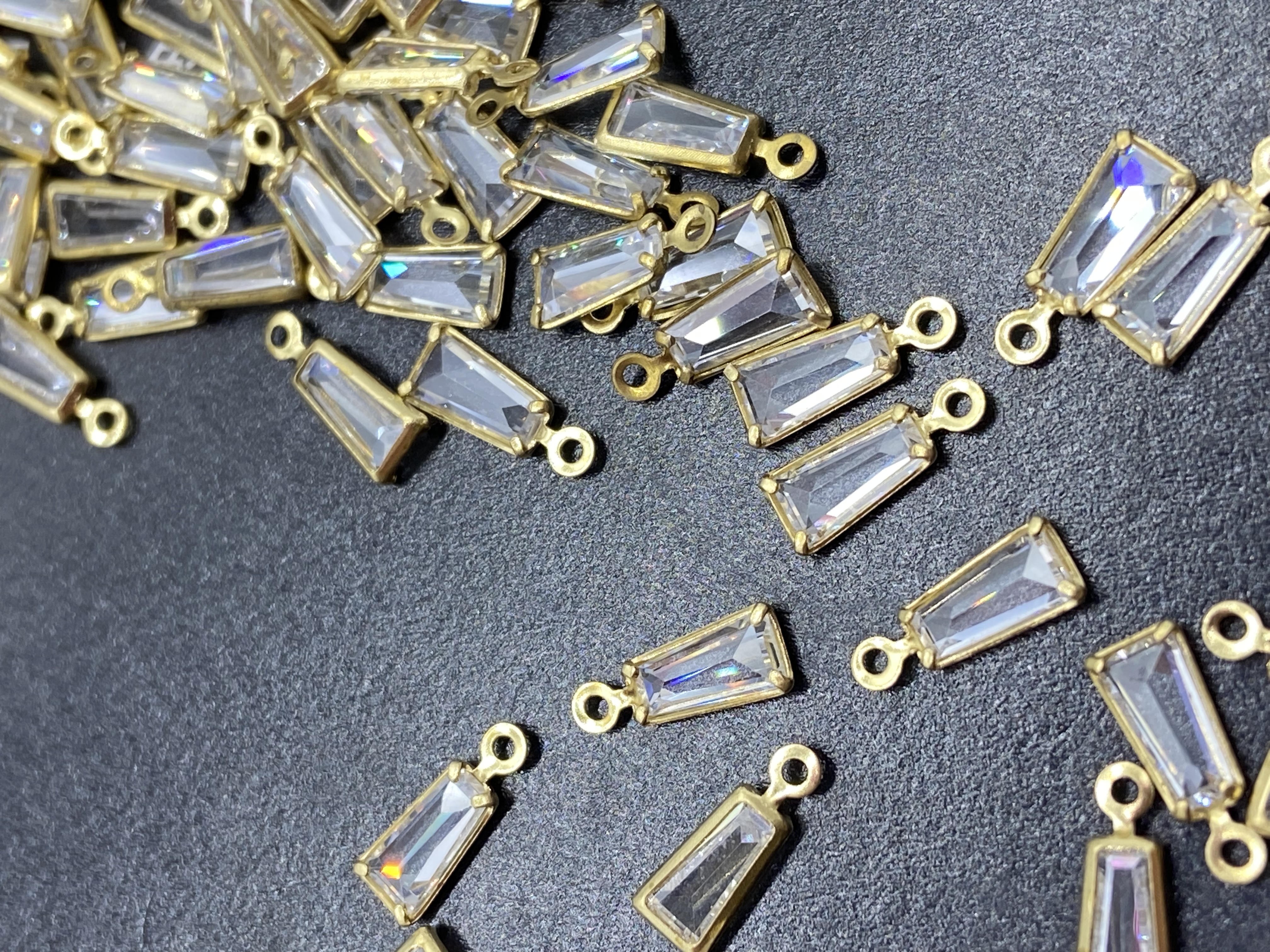 Zircon claws, zircon accessories, copper accessories, DIY wedding dress shoes, clothing, headwear, jewelry accessories