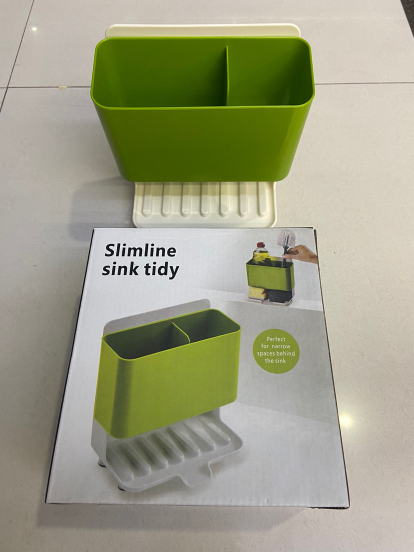 Kitchen cleaning storage rack