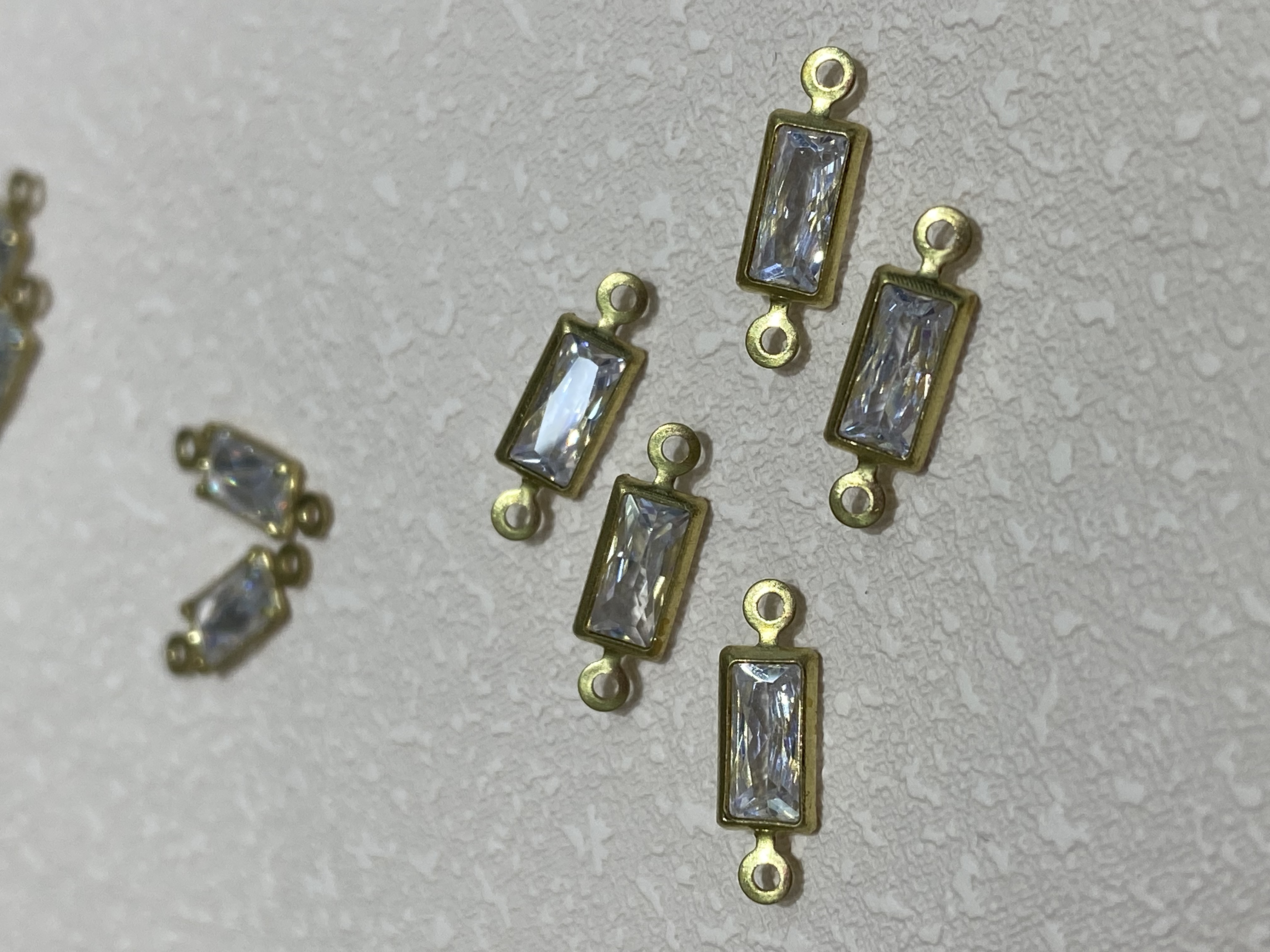 أزياء أزياء أزياء أزياء الزفاف، لحقات النحاس المستطيل detail image 3