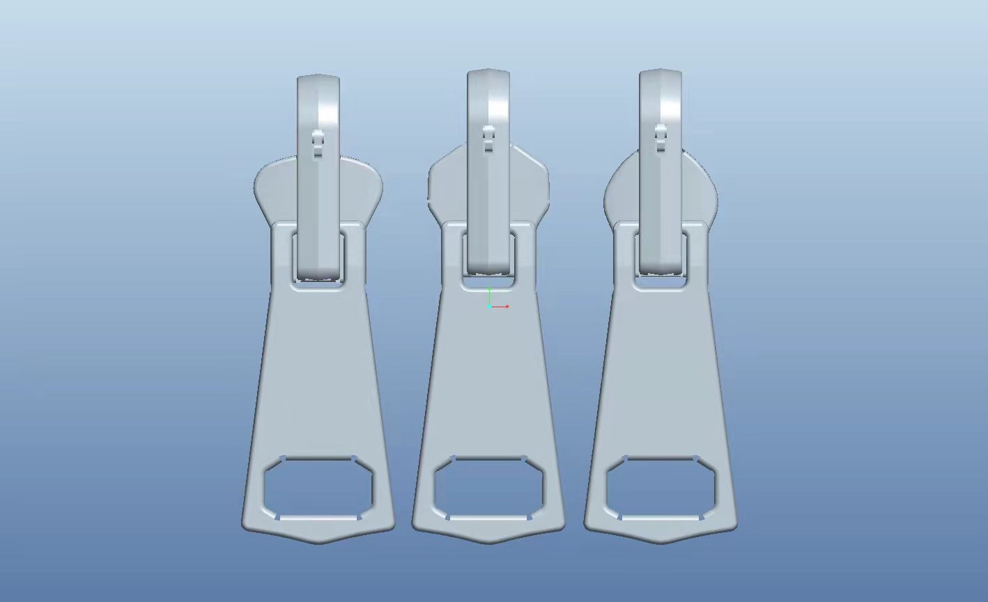 华典辅料 定制挂绳塑料拉头合金链条 拉链头可拆卸五金配件
