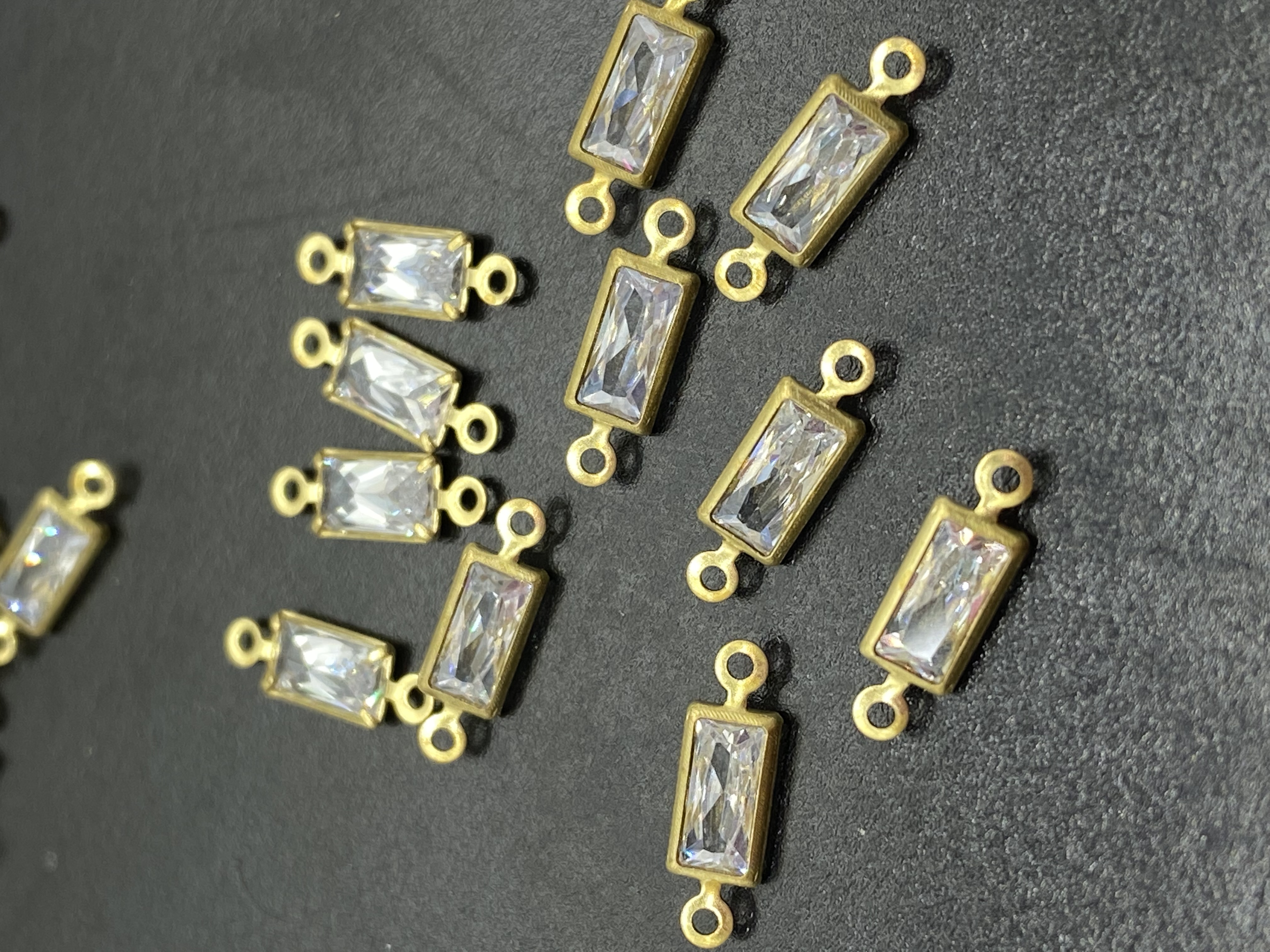 أزياء أزياء أزياء أزياء الزفاف، لحقات النحاس المستطيل detail image 9