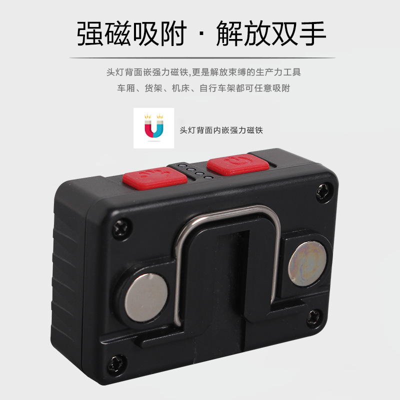 Cross-border supply Amazon USB charging led sensor headlight, outdoor head-mounted headlight, fishing night fishing light details Picture