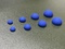 克莱因蓝橡皮珍珠/半圆橡皮珍珠细节图