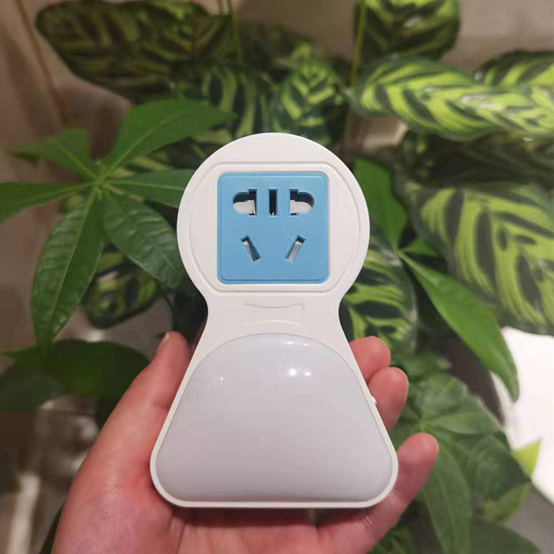 led dimming night light, creative multi-functional home light, intelligent light control, plug-in sensor night light