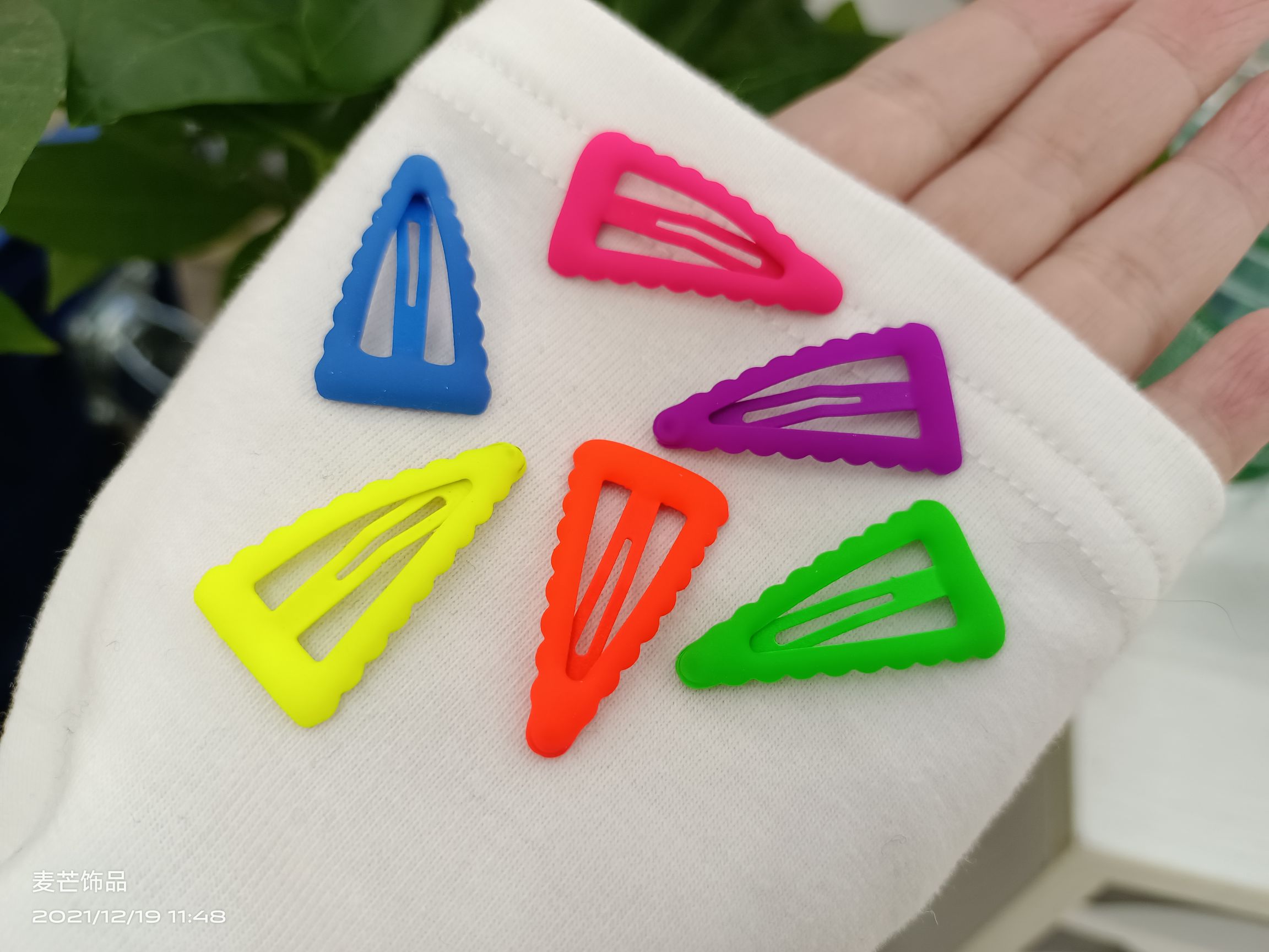 韩国荧光糖果色发夹BB夹新款东大门同款糖果彩色bb夹ins网红少女刘海夹可爱边夹百搭发夹