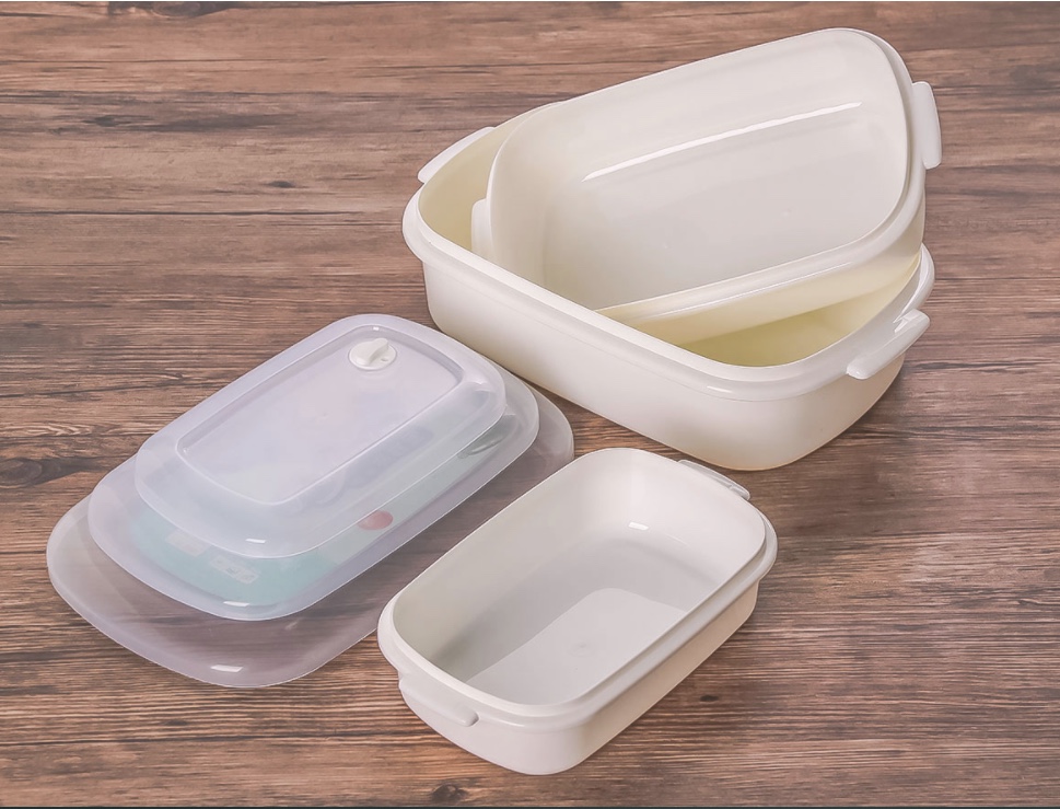 长方塑料保鲜盒三件套详情图1