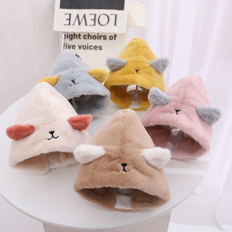 猫耳朵毛绒套件/帽子/帽子产品图