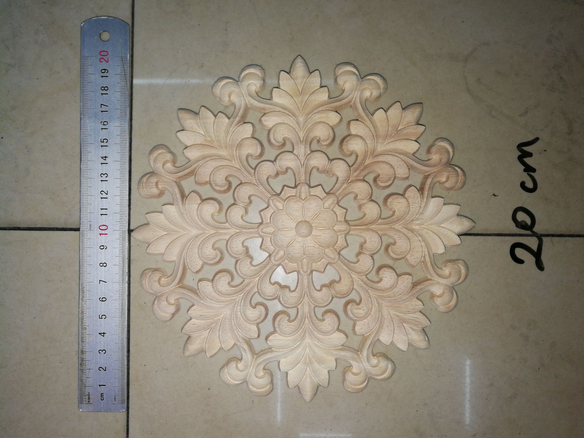 Wooden flower board Specification image
