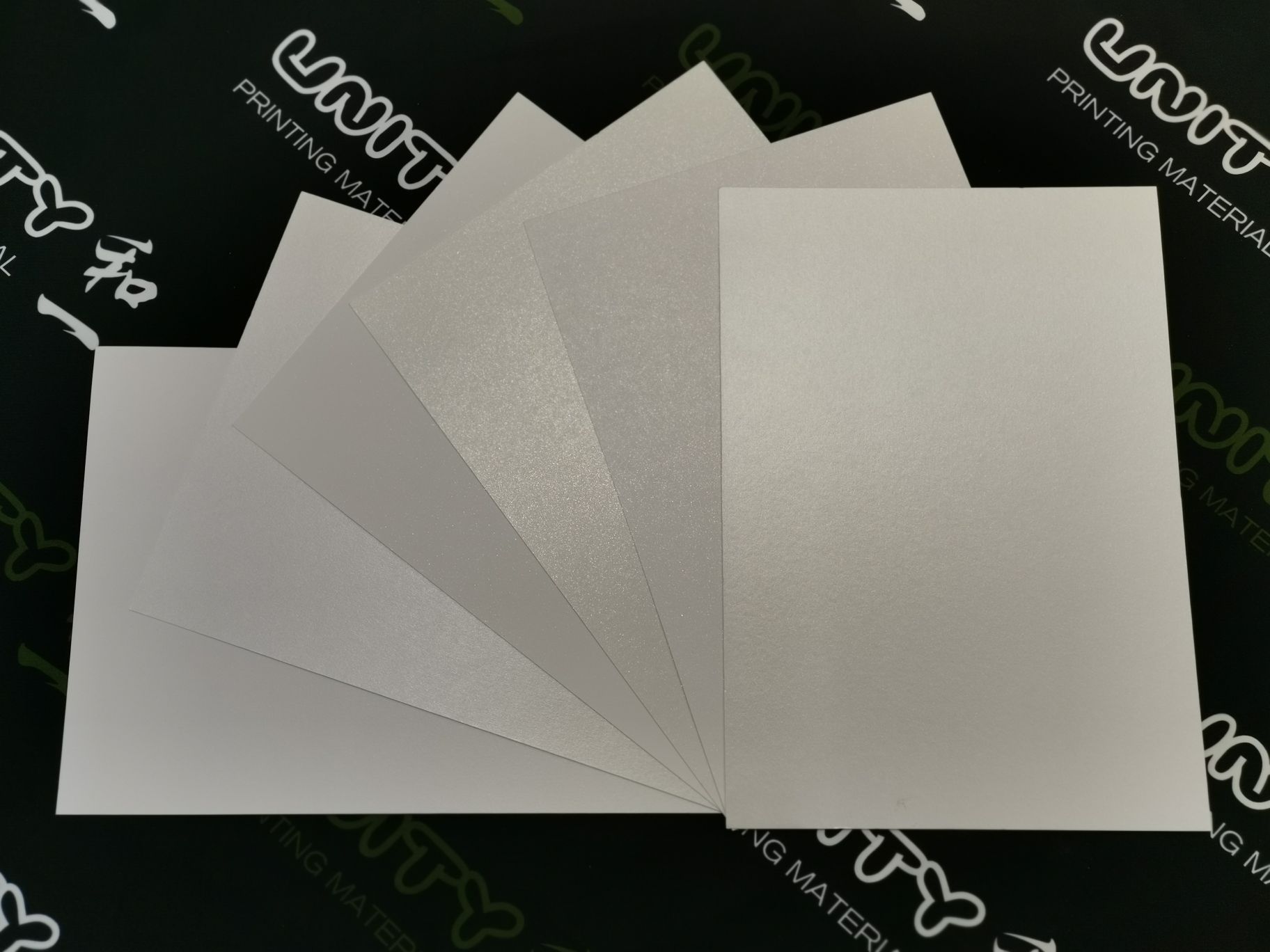 珠光卡纸喷墨彩喷纸名片卡纸265g珠光银 A4x50 pearl paper详情图2