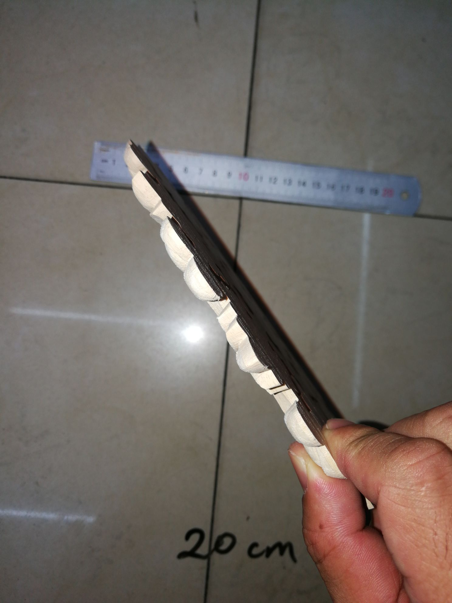 Wooden flower board