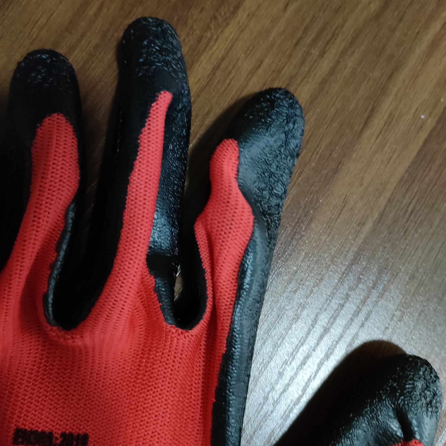 厂家批发加厚皱纹手套乳胶尼龙使用灵活工人劳保防护手套详情图2