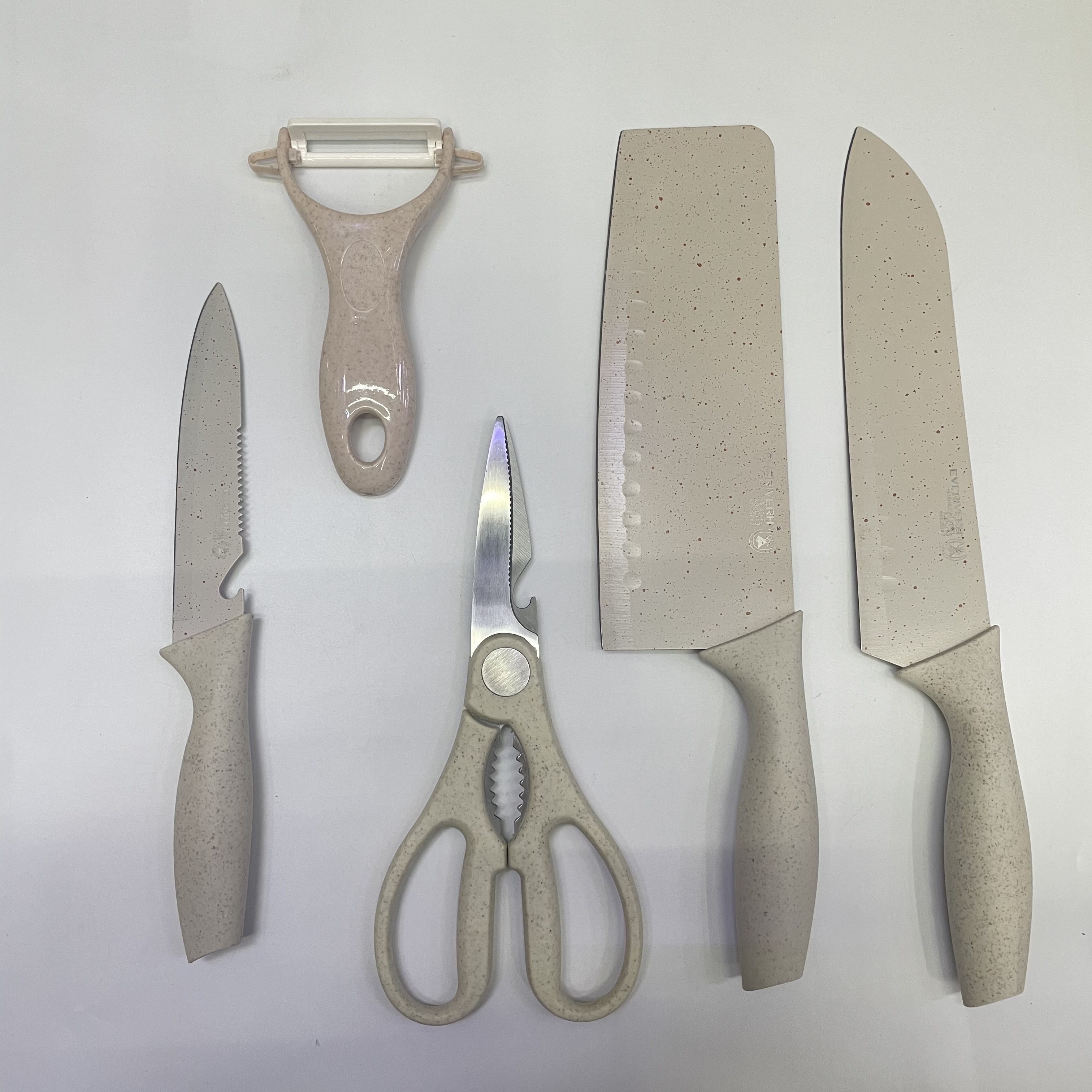 礼品套装刀具五件套厨房刀具厨房用品厨师刀菜刀瓜刨