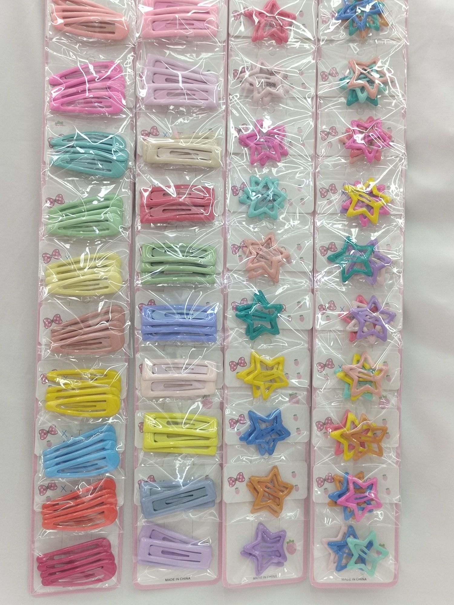 小淘气056BＢ夹款式有五星正方桃心水滴可以混搭