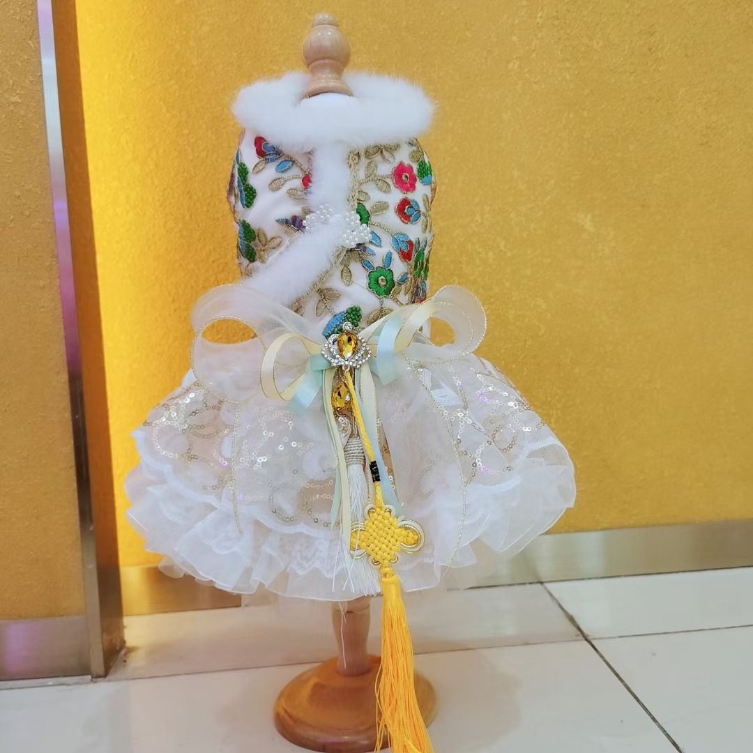 宠物用品！爱宠旗袍专场来啦！超多新年礼服每款都是超新颖高端上档次！详情图4