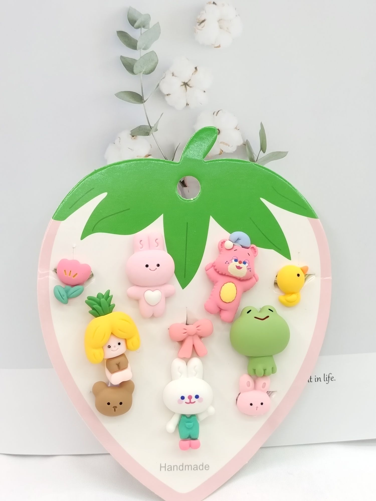 小淘气016套装皮筋草莓10件套兔子10件套款式混搭