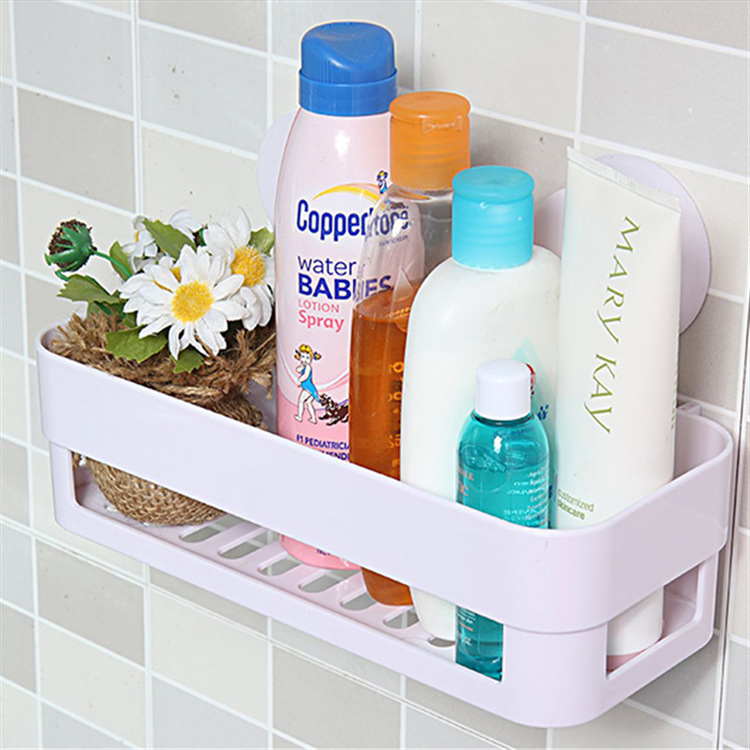 Right-angle storage rack in the bathroom detail image 6
