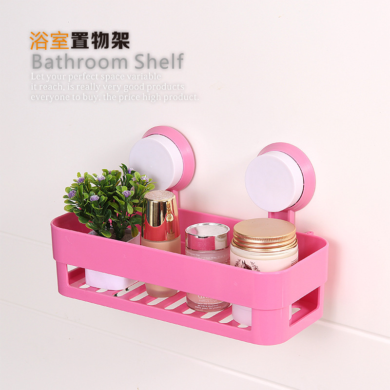 Right-angle storage rack in the bathroom detail image 3