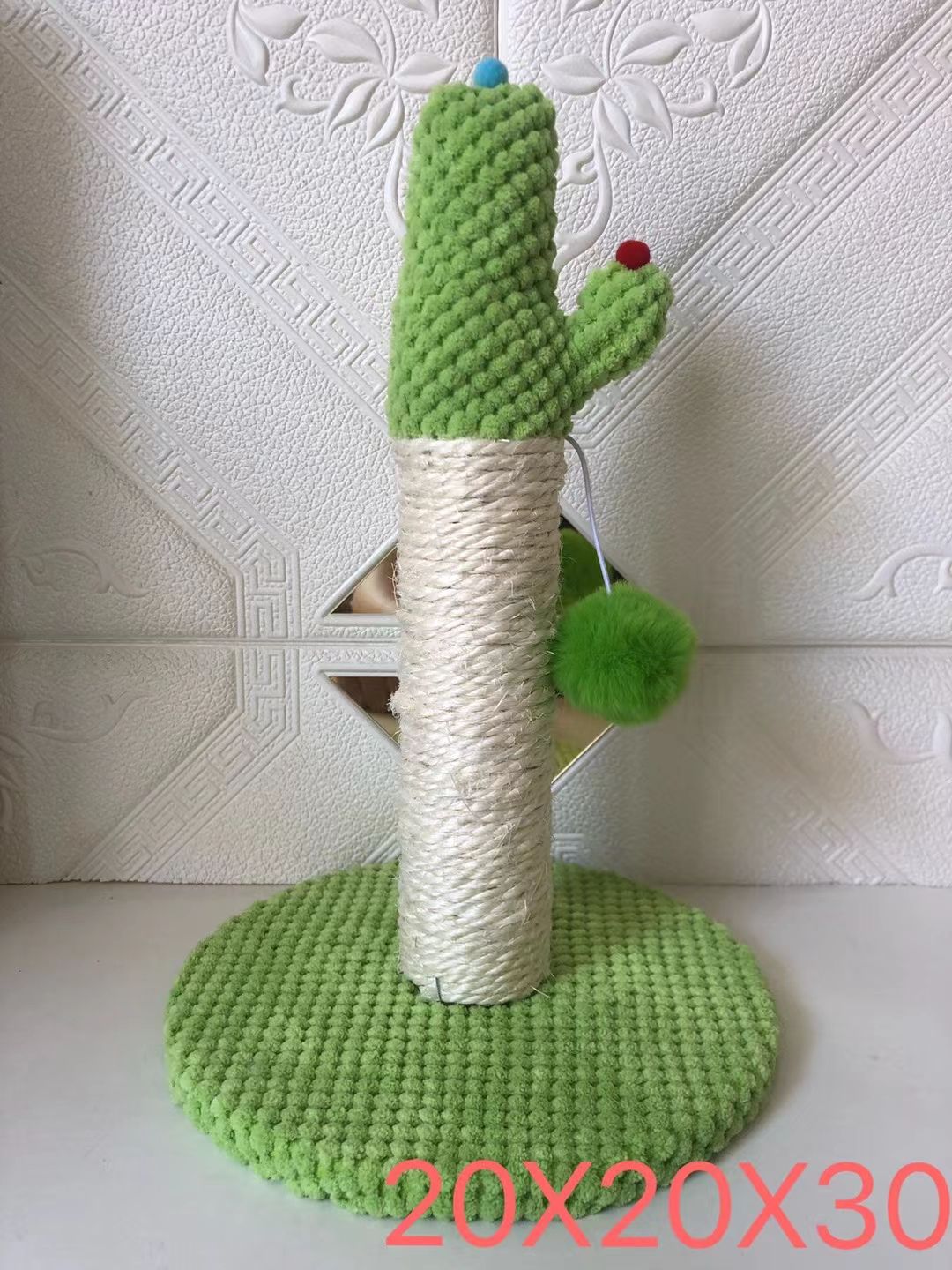 宠物用品！爱宠玩具，新款招财手猫抓柱、爬架。详情8