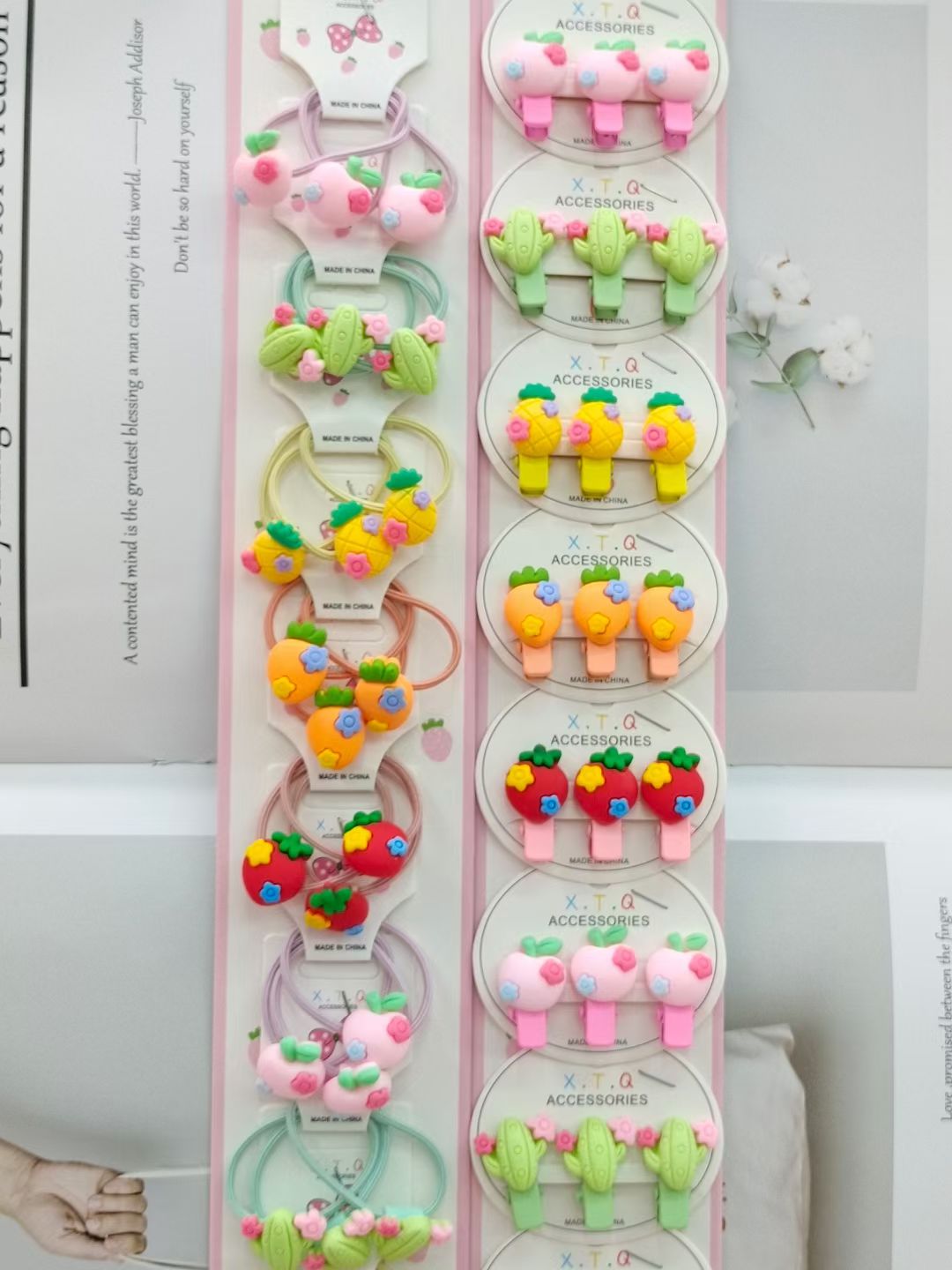 小淘气057小皮筋 小压夹款式颜色都可以混搭