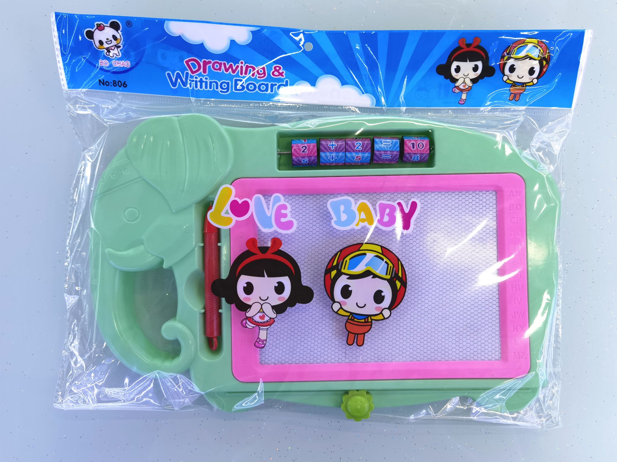 磁性早教儿童画板细节图