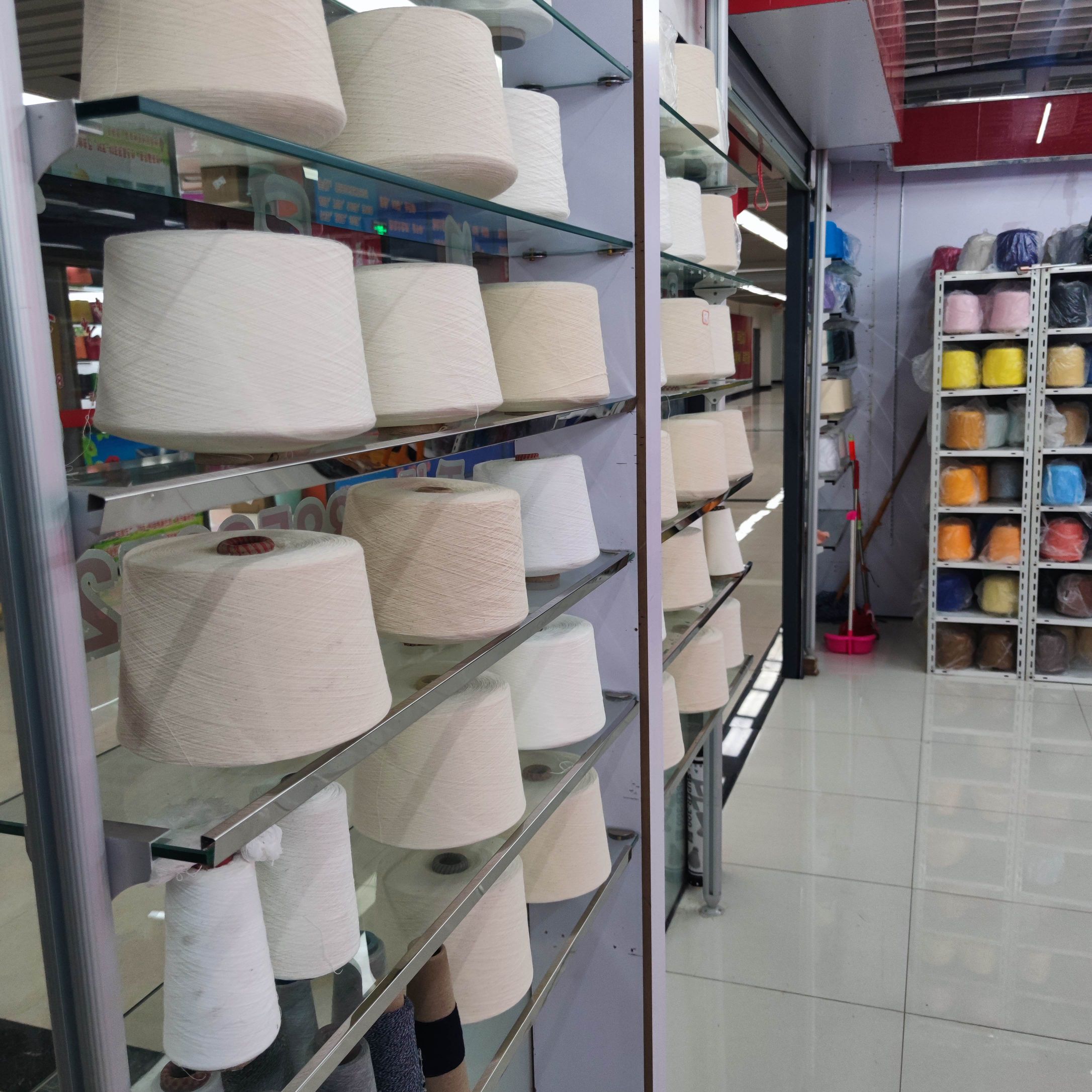 Fubang Textile's all-cotton imitation yarn, pure cotton colored cotton yarn, high quality, 21 count, 32 count, double ply, 60 Specification image