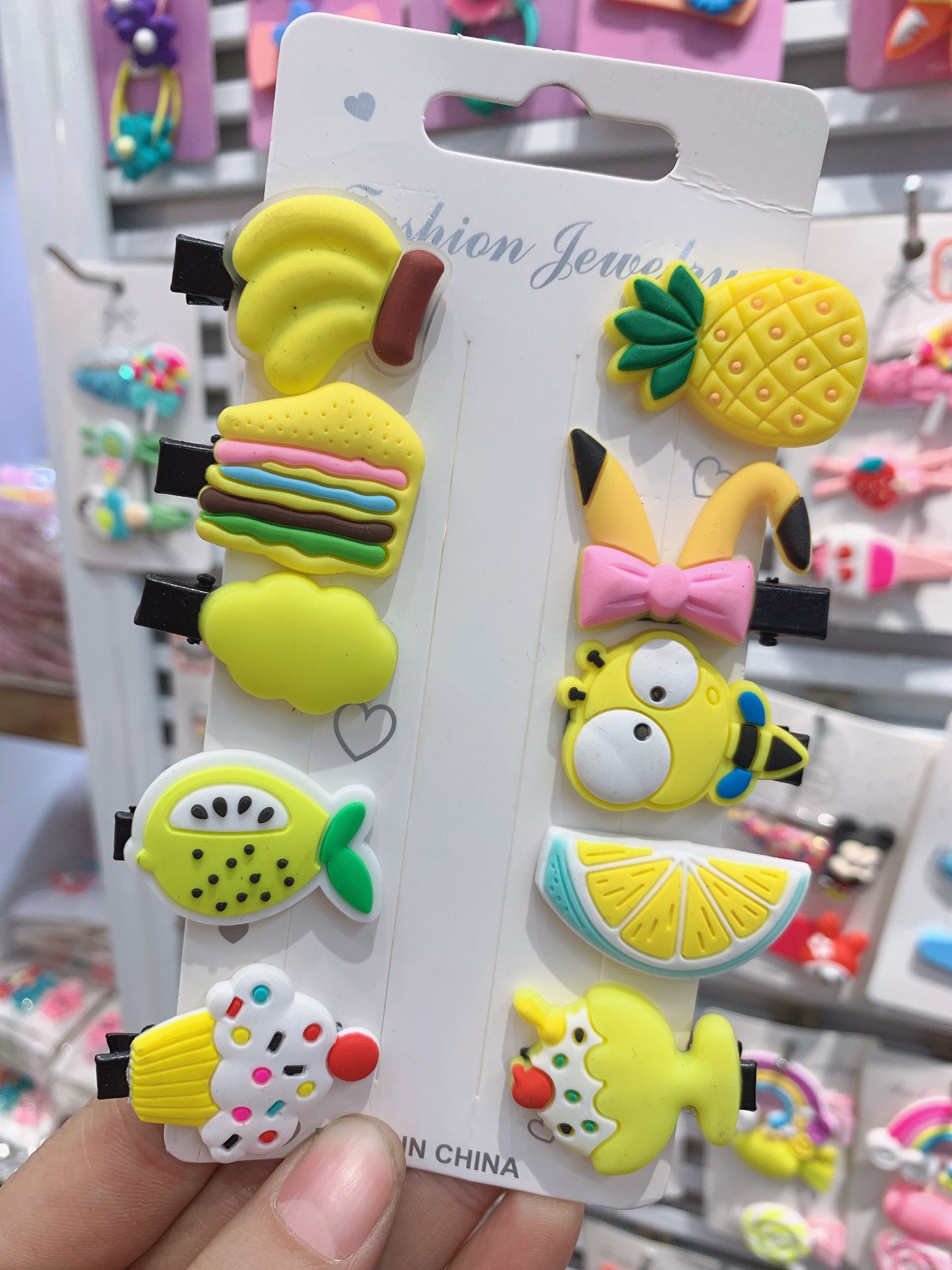 其他发饰实物图