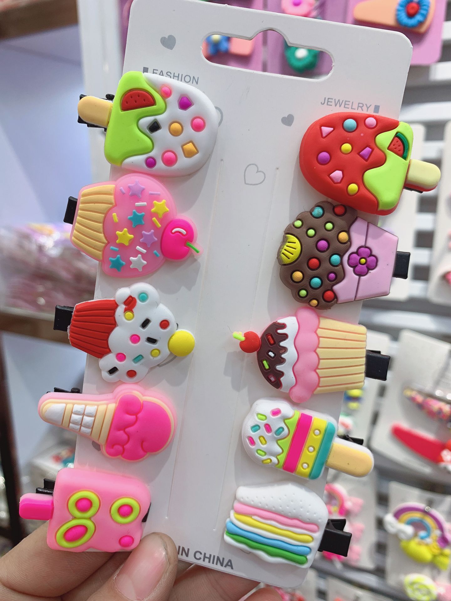 软胶/儿童/发饰白底实物图