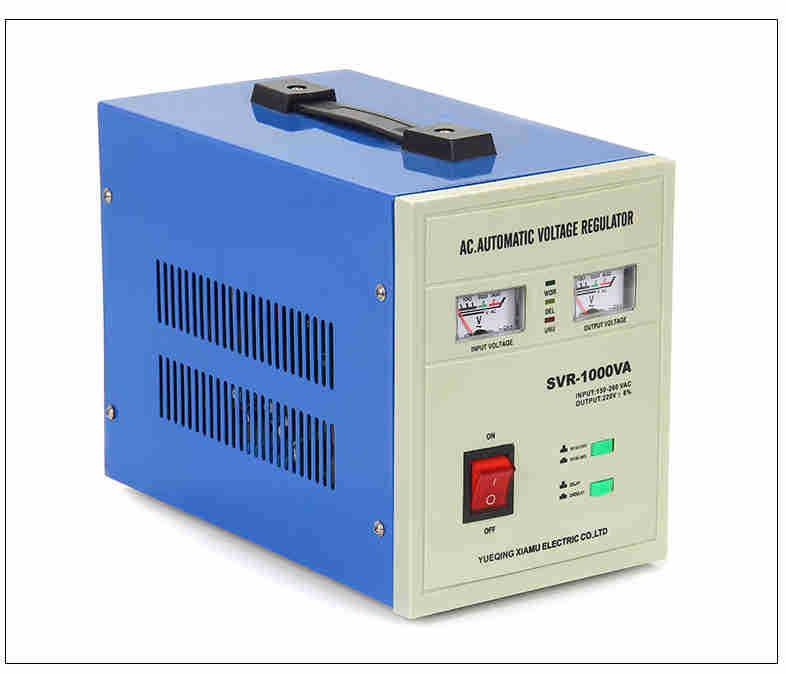 国外家用型指针式/单相交流稳压器SVR-1000KVA/稳压器SVR-1000KVA白底实物图