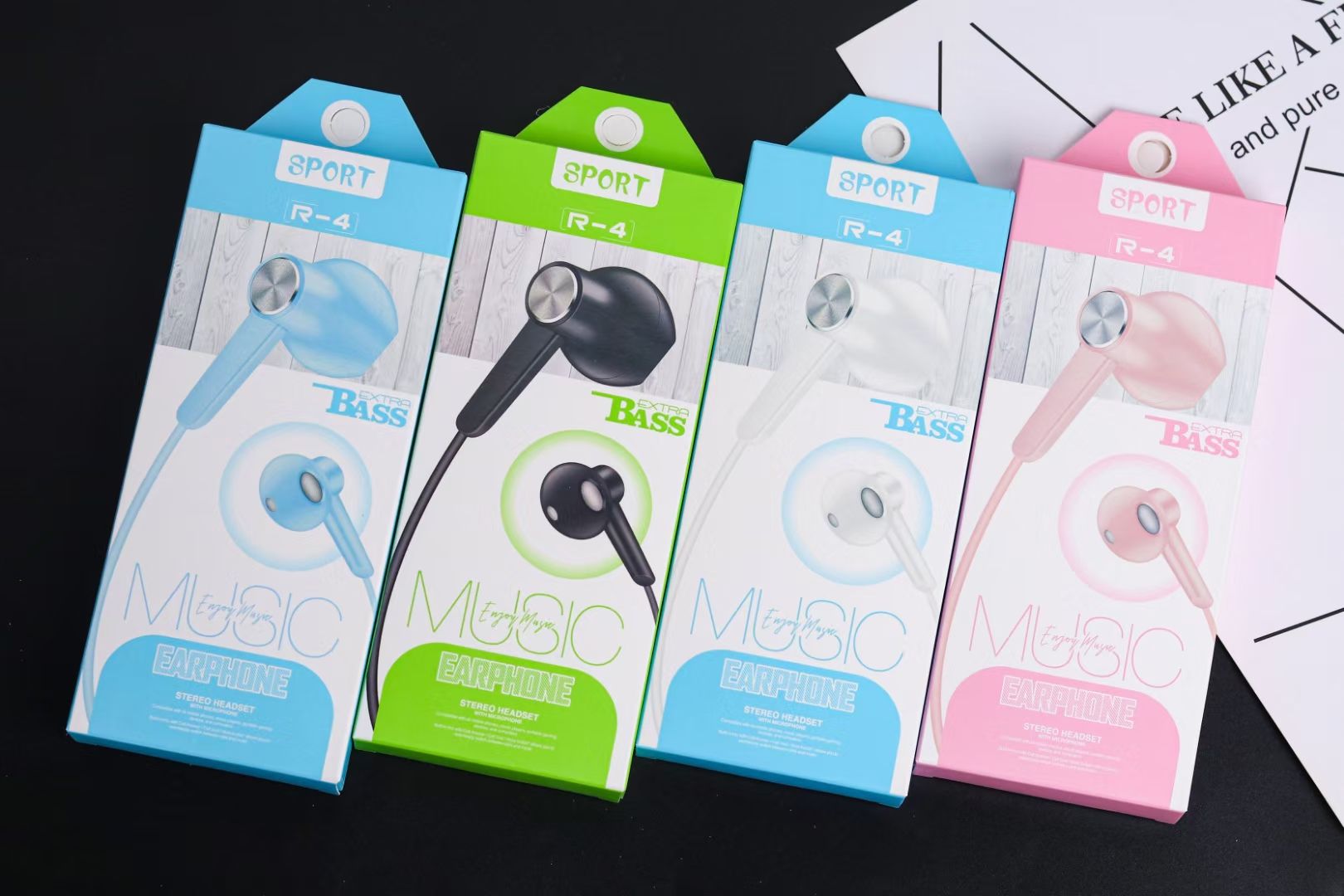 Sogo marca auriculares de teléfono móvil en el oído auriculares de macs MP3 auriculares con cable auriculares pequeños moda creativa boutique Specification image