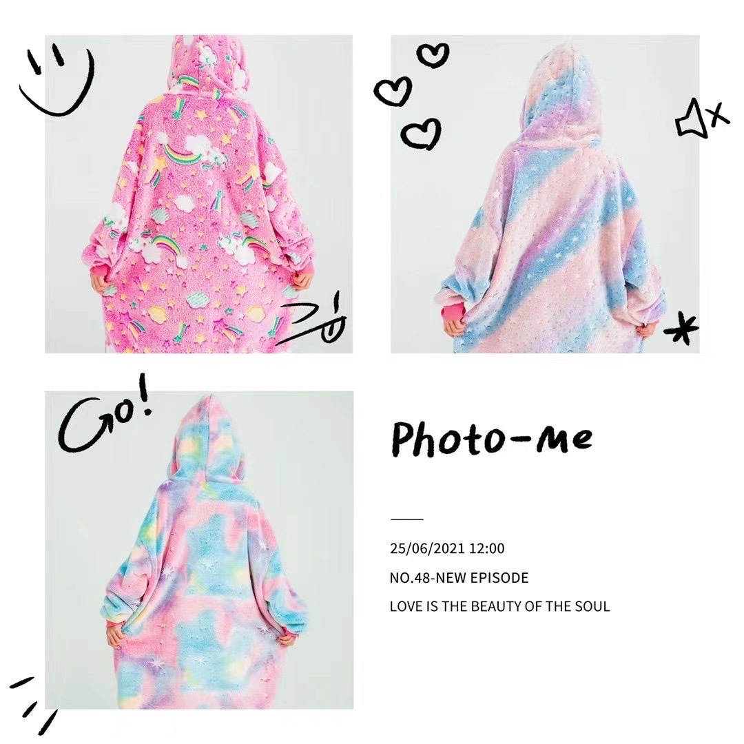 童家居服实物图