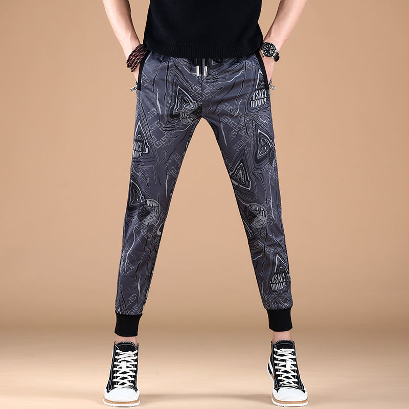 2022年新款休闲裤/欧洲站休闲裤/修身休闲裤白底实物图