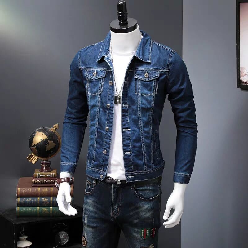 秋季男士牛仔外套韩版潮流修身夹克春天休闲青年衣服学生褂子上装