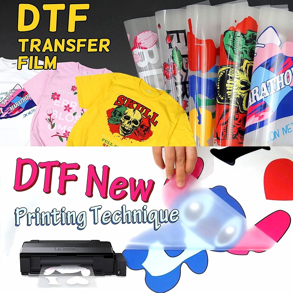 PET heat transfer white ink printing film A3x100