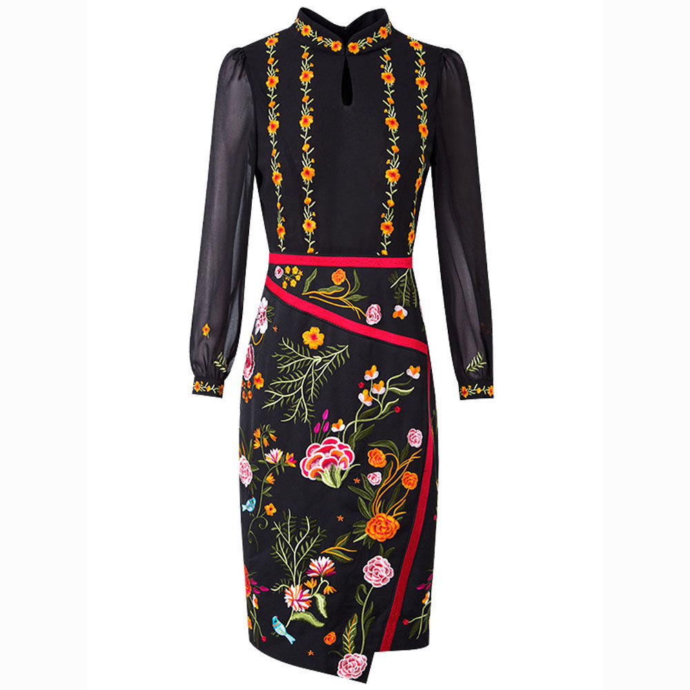 Chinese-style embroidered velvet sportswear set 2022 Autumn New casual and stylish embroidered coat, straight-leg pants two-piece set for women details Picture