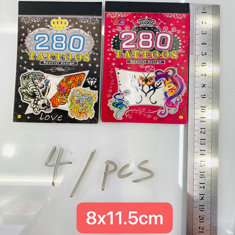 280纹身贴8x11.5cm 可爱贴纸 时尚贴纸 
