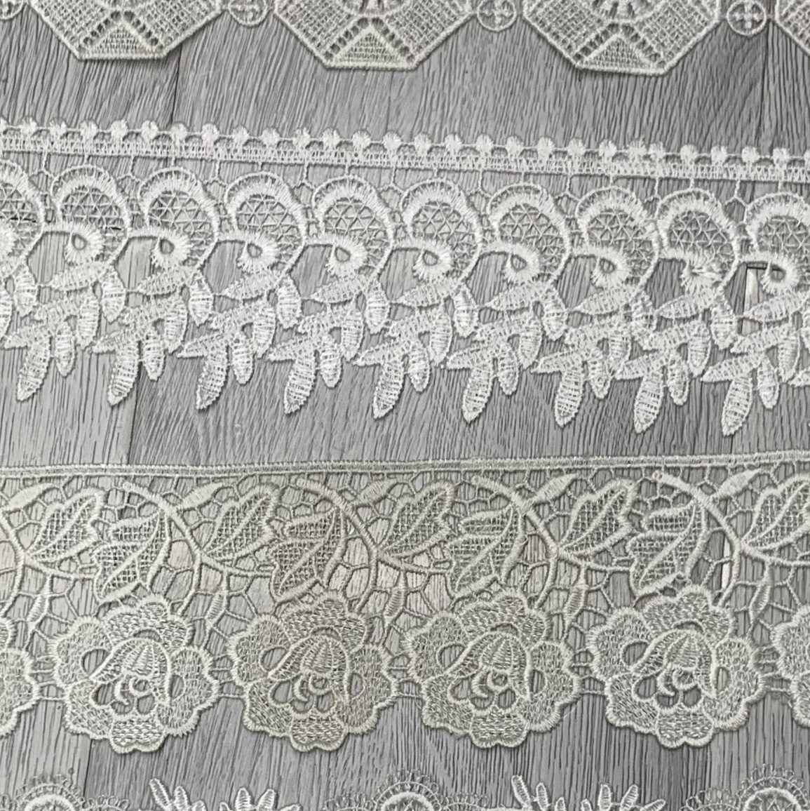 Water-soluble home textile lace