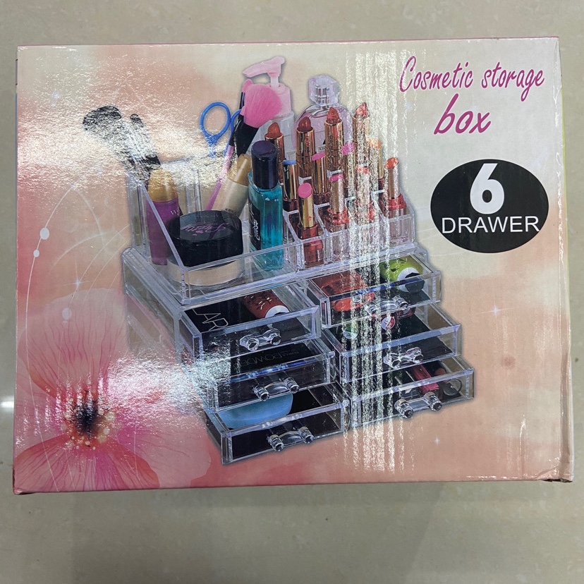 A 6-compartment cosmetic box details Picture