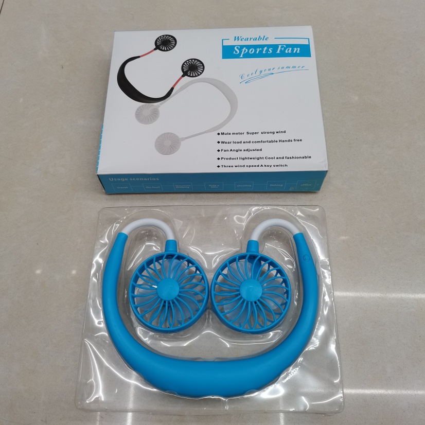 Cuello colgante pequeño ventilador