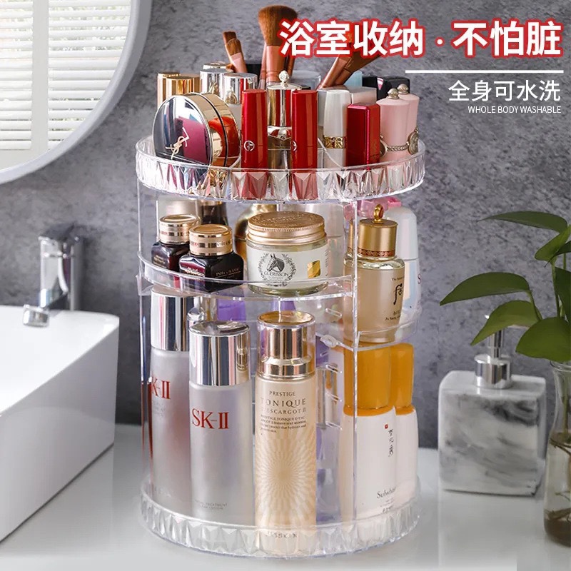 Rotating cosmetic shelf Application Scenario