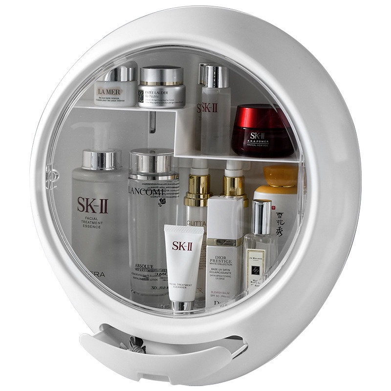 Wall-mounted round cosmetic case Item Picture