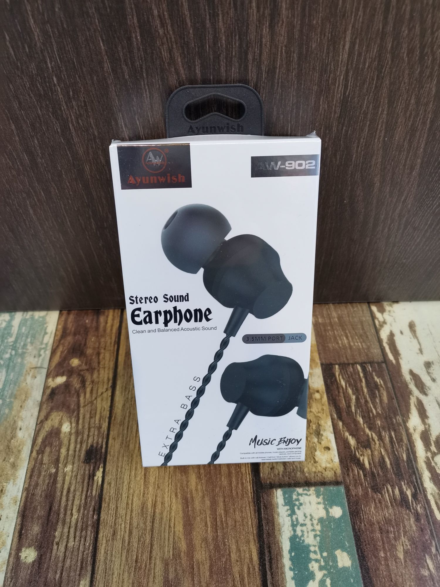 Sogo brand AW-902 mobile phone headphones, in-ear headsets, MP3 earbuds, wired headphones, small headphones, fashionable and creative products Specification image