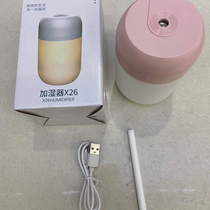 Pequeña luz nocturna humidificador